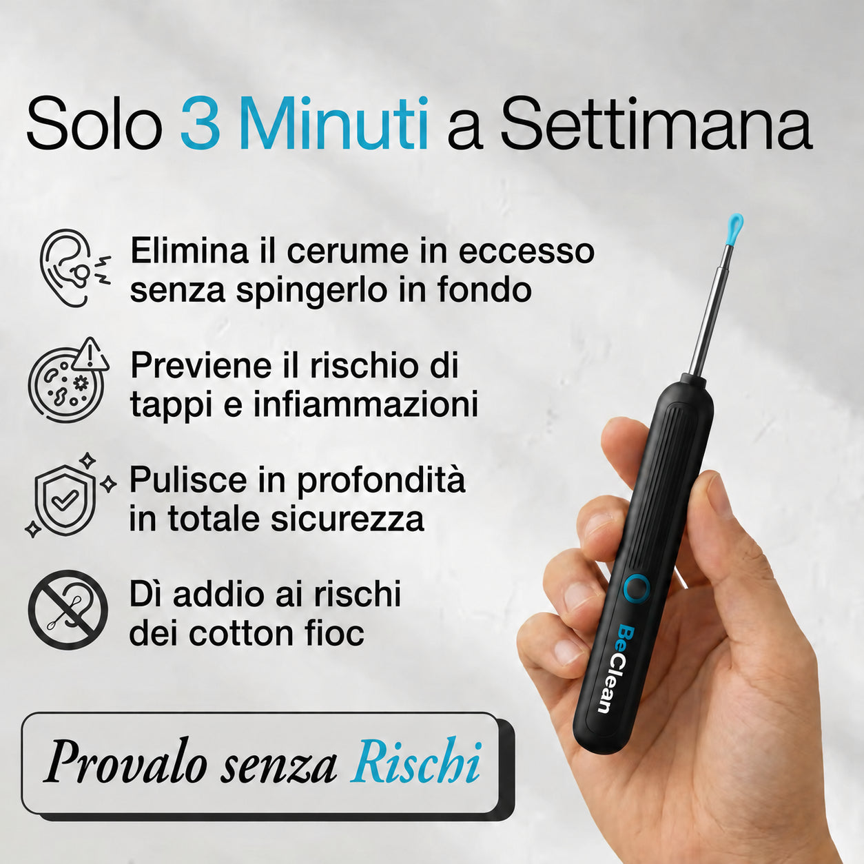 BeClean View - Pulizia Auricolare Guidata